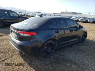 2021 Toyota Corolla LE with VIN JTDEPMAEXMJ173544, listed as a Copart auction lot 68386474 with 47,708 mi miles and Salvage Title. Bid and sale history available at carsss.com. Image 3.