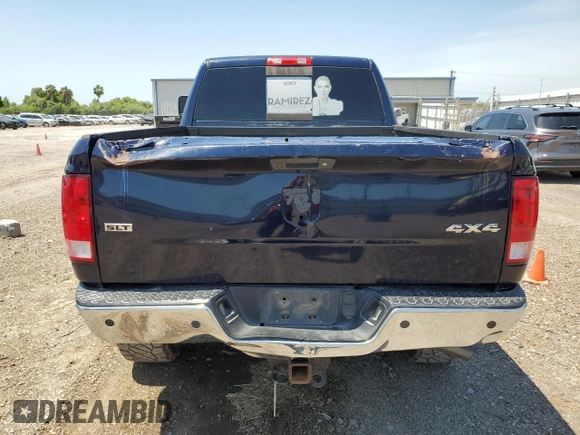 2015 Ram 2500 SLT with VIN 3C6UR5ML1FG594604, listed as a Copart auction lot 55496315 with 147,419 mi miles and Salvage title. Bid and sale history available at DreamBid. Image 6.