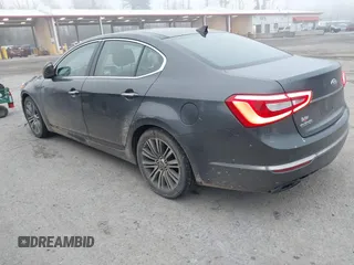 2014 Kia Cadenza Premium with VIN KNALN4D76E5129901, listed as a IAAI auction lot 41355927 with 150,607 mi miles and . Bid and sale history available at DreamBid. Image 3.