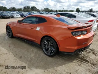 2023 Chevrolet Camaro ZL1 with VIN 1G1FK1R62P0152754, listed as a Copart auction lot 74288004 with Not provided miles and Non repairable. Bid and sale history available at DreamBid. Image 2.