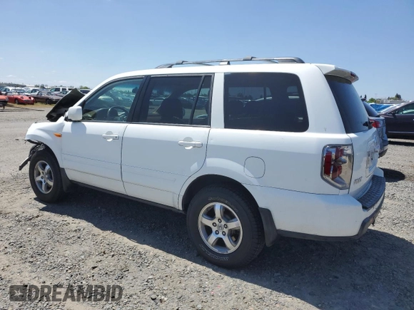 2008 Honda Pilot EX-L with VIN 5FNYF28758B010728, listed as a Copart auction lot 54992515 with 144,963 mi miles and Salvage Title. Bid and sale history available at DreamBid. Image 2.