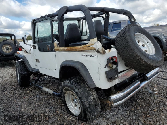 1995 Jeep Wrangler with VIN 1J4FY29S5SP205255, listed as a Copart auction lot 81524244 with 151,858 mi miles and Salvage Title. Bid and sale history available at carsss.com. Image 2.