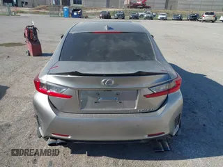 2015 Lexus RC 350 F Sport with VIN JTHSE5BC2F5000638, listed as a IAAI auction lot 42560306 with 63,159 mi miles and . Bid and sale history available at DreamBid. Image 16.
