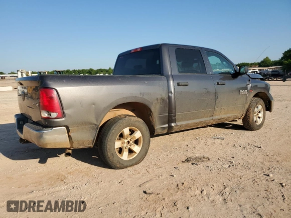 2018 Ram 1500 Tradesman with VIN 1C6RR7KM7JS338420, listed as a Copart auction lot 56215405 with 241,446 mi miles and Salvage title. Bid and sale history available at DreamBid. Image 3.