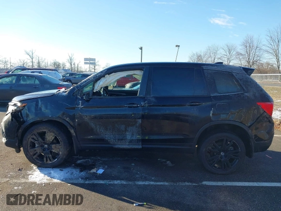 2021 Honda Passport Sport with VIN 5FNYF8H25MB030432, listed as a IAAI auction lot 41184469 with 44,315 mi miles and . Bid and sale history available at DreamBid. Image 14.