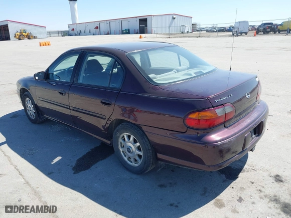 1999 Chevrolet Malibu LS with VIN 1G1NE52M3XY126457, listed as a IAAI auction lot 41975578 with 196,255 mi miles. Bid and sale history available at carsss.com. Image 3.