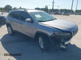2020 Jeep Cherokee Latitude with VIN 1C4PJLCB7LD542428, listed as a IAAI auction lot 42284729 with 98,111 mi miles and . Bid and sale history available at DreamBid. Image 1.