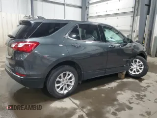 2018 Chevrolet Equinox LT with VIN 3GNAXJEV9JS644043, listed as a Copart auction lot 47387545 with 90,648 mi miles and Salvage Title. Bid and sale history available at DreamBid. Image 3.