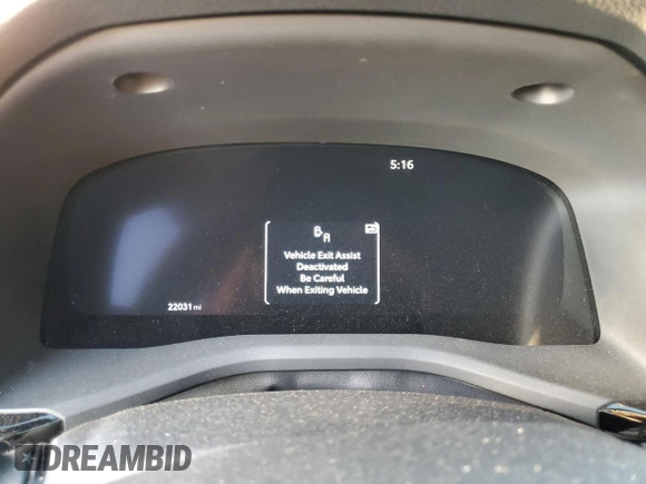 2025 Toyota Camry LE with VIN 4T1DAACK6SU510619, listed as a Copart auction lot 48764735 with 22,031 mi miles and Salvage Title. Bid and sale history available at DreamBid. Image 9.