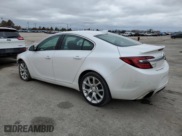 2017 Buick Regal GS with VIN 2G4GT5GX4H9135713, listed as a Copart auction lot 80759614 with 98,998 mi miles and Salvage title. Bid and sale history available at DreamBid. Image 2.