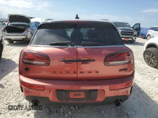 2024 MINI Clubman Cooper S with VIN WMWXJ1C04R2U83603, listed as a Copart auction lot 46906775 with 28,791 mi miles and Salvage Title. Bid and sale history available at carsss.com. Image 6.