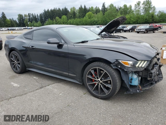 2015 Ford Mustang EcoBoost with VIN 1FA6P8TH0F5396373, listed as a Copart auction lot 54129565 with 106,631 mi miles and Salvage Title. Bid and sale history available at carsss.com. Image 4.