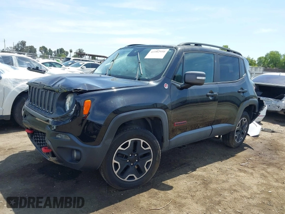 2017 Jeep Renegade Trailhawk z VIN ZACCJBCB4HPE54731, wystawiony jako IAAI lot #42282950 z przebiegiem 101 418 mil mil oraz . Historia ofert i sprzedaży dostępna na DreamBid. Obrazek 14.