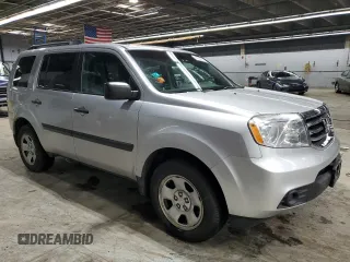 2012 Honda Pilot LX with VIN 5FNYF4H22CB005849, listed as a Copart auction lot 45019035 with 153,675 mi miles and Salvage Title. Bid and sale history available at carsss.com. Image 4.
