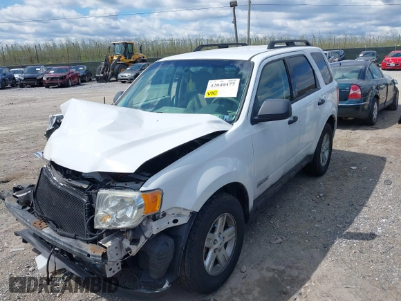 2008 Ford Escape Hybrid with VIN 1FMCU59H48KC09874, listed as a IAAI auction lot 42040477 with 85,839 mi miles and . Bid and sale history available at DreamBid. Image 17.
