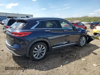 2021 Infiniti QX50 Essential z VIN 3PCAJ5CB2MF107683, wystawiony jako Copart lot #55672015 z przebiegiem 67 585 mil mil oraz Szkoda całkowita • Salvage title. Historia ofert i sprzedaży dostępna na DreamBid. Obrazek 3.