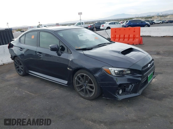 2018 Subaru WRX Limited with VIN JF1VA1L69J8826976, listed as a IAAI auction lot 41117370 with 118,587 mi miles. Bid and sale history available at carsss.com. Image 1.