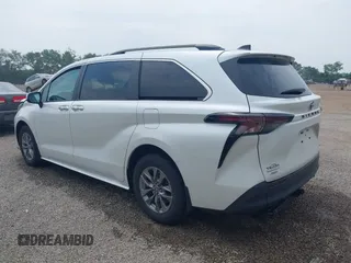 2023 Toyota Sienna XLE with VIN 5TDYSKFC1PS078997, listed as a IAAI auction lot 42435311 with 53,987 mi miles and . Bid and sale history available at DreamBid. Image 3.