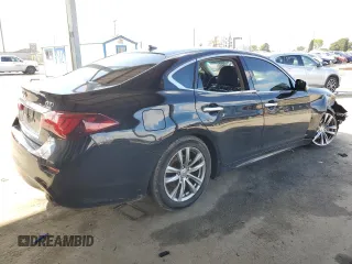 2015 Infiniti Q70 with VIN JN1EY1AP9FM510013, listed as a Copart auction lot 45341105 with 92,255 mi miles and Salvage title. Bid and sale history available at DreamBid. Image 3.