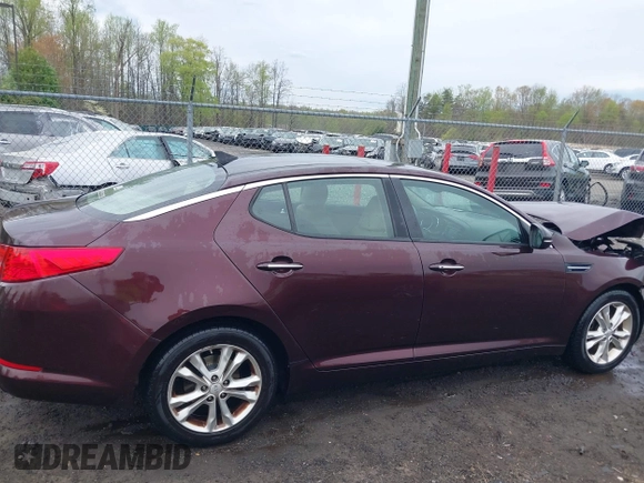 2013 Kia Optima EX with VIN 5XXGN4A73DG147517, listed as a IAAI auction lot 41959679 with 133,810 mi miles and . Bid and sale history available at DreamBid. Image 14.