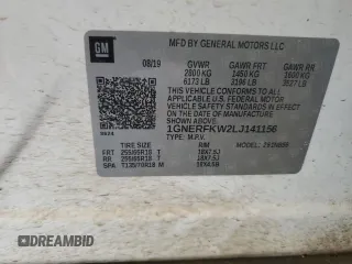 2020 Chevrolet Traverse LS с VIN 1GNERFKW2LJ141156, выставлен на аукционе Copart как лот 56180075 с пробегом 140 770 миль миль и Списание • Salvage title. История ставок и продаж доступна на DreamBid. Изображение 13.