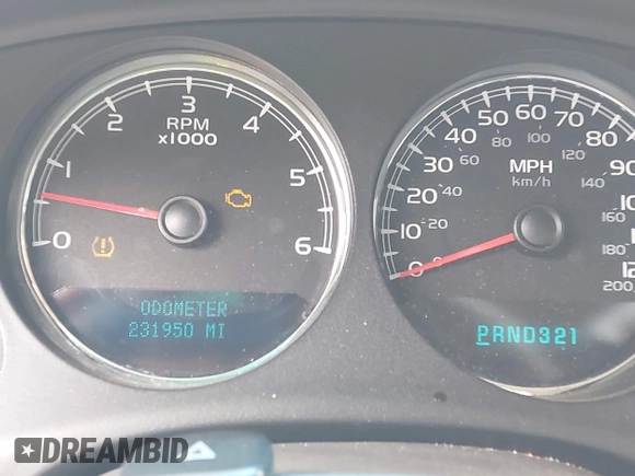 2007 Chevrolet Tahoe LTZ with VIN 1GNFC13J37J399493, listed as a IAAI auction lot 42656195 with 231,950 mi miles and . Bid and sale history available at DreamBid. Image 7.