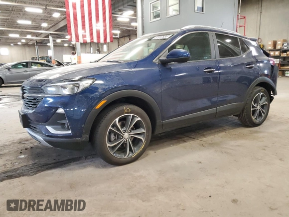 2022 Buick Encore GX Select with VIN KL4MMESL5NB134034, listed as a Copart auction lot 52597855 with 4,820 mi miles and Salvage title. Bid and sale history available at DreamBid. Image 1.
