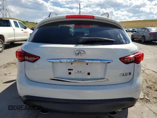 2013 Infiniti FX with VIN JN8CS1MW3DM173316, listed as a Copart auction lot 67945984 with 92,495 mi miles and Salvage Title. Bid and sale history available at DreamBid. Image 6.