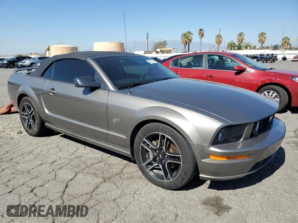 2005 Ford Mustang GT Deluxe with VIN 1ZVHT85H455210633, listed as a Copart auction lot 46673195 with 191,796 mi miles and Clean Title. Bid and sale history available at DreamBid. Image 4.