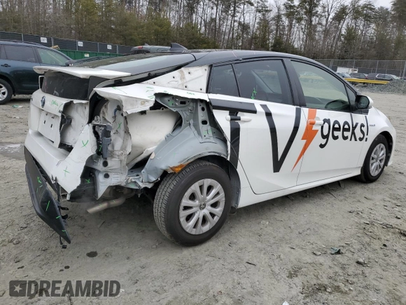 2017 Toyota Prius Two with VIN JTDKBRFU2H3036025, listed as a Copart auction lot 46080935 with 95,290 mi miles and Salvage Title. Bid and sale history available at carsss.com. Image 3.