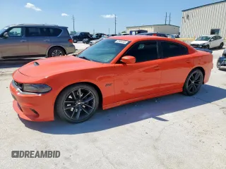 2019 Dodge Charger Scat Pack with VIN 2C3CDXGJ2KH742332, listed as a Copart auction lot 53868605 with 313,686 mi miles and Clean title. Bid and sale history available at DreamBid. Image 1.
