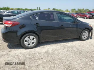 2018 Kia Forte LX with VIN 3KPFK4A76JE193982, listed as a Copart auction lot 51943795 with 87,750 mi miles and Salvage Title. Bid and sale history available at carsss.com. Image 3.