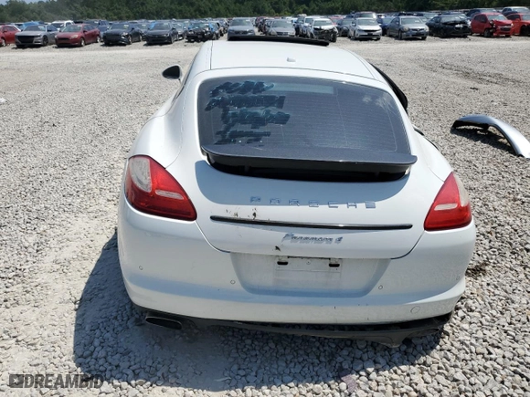 2013 Porsche Panamera with VIN WP0AA2A74DL014271, listed as a Copart auction lot 69182284 with 0 mi miles and Salvage Title. Bid and sale history available at carsss.com. Image 6.