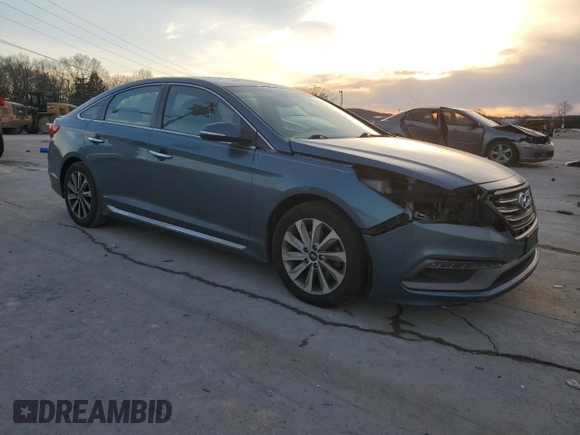 2016 Hyundai Sonata Sport with VIN 5NPE34AF5GH426562, listed as a Copart auction lot 46940005 with 117,519 mi miles and Clean Title. Bid and sale history available at DreamBid. Image 4.