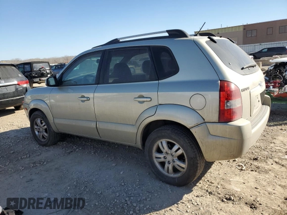 2007 Hyundai Tucson SE with VIN KM8JN12D27U493464, listed as a Copart auction lot 47268715 with 174,474 mi miles and Salvage Title. Bid and sale history available at carsss.com. Image 2.