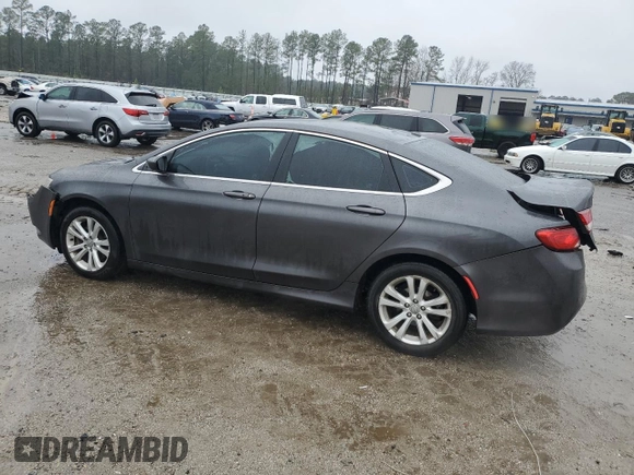 2015 Chrysler 200 Limited with VIN 1C3CCCAB6FN628585, listed as a Copart auction lot 48547435 with 182,863 mi miles and Salvage Title. Bid and sale history available at carsss.com. Image 2.