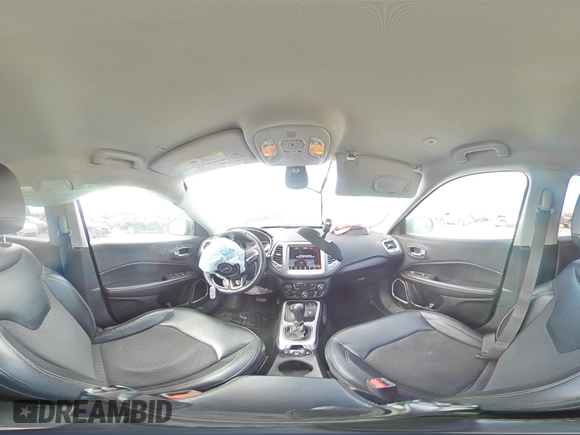 2017 Jeep Compass Latitude with VIN 3C4NJDBB8HT628069, listed as a Copart auction lot 48060445 with 85,991 mi miles and Salvage Title. Bid and sale history available at carsss.com. Image 13.