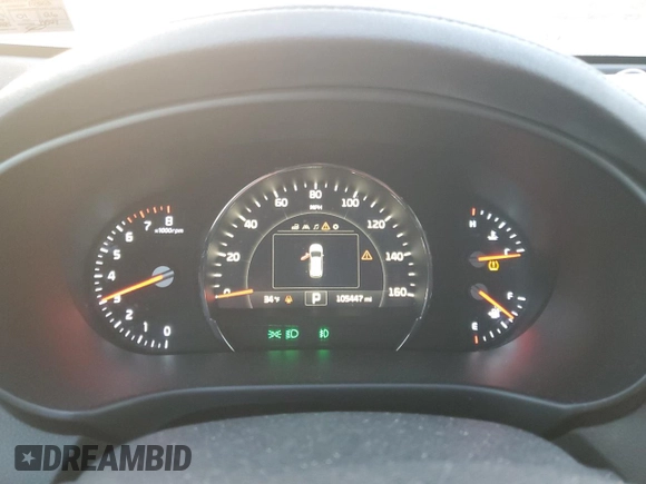 2017 Kia Sorento EX with VIN 5XYPHDA57HG307373, listed as a Copart auction lot 48811185 with 105,447 mi miles and Salvage Title. Bid and sale history available at DreamBid. Image 9.
