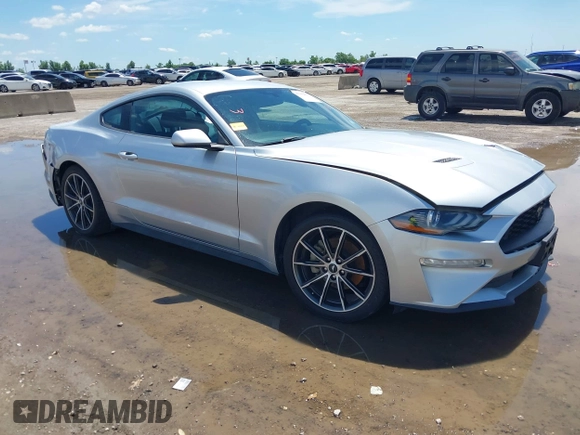 2018 Ford Mustang EcoBoost with VIN 1FA6P8THXJ5128830, listed as a IAAI auction lot 42192673 with 58,817 mi miles and . Bid and sale history available at DreamBid. Image 1.