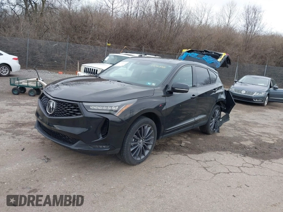 2022 Acura RDX PMC Edition with VIN 5J8TC2H88NL006548, listed as a IAAI auction lot 41730514 with 17,158 mi miles. Bid and sale history available at carsss.com. Image 2.