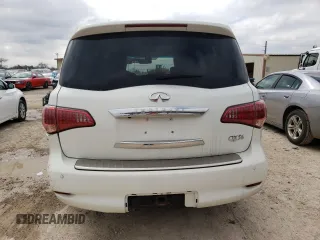 2013 Infiniti QX56 with VIN JN8AZ2NF2D9530785, listed as a Copart auction lot 41306444 with 148,029 mi miles and Salvage Title. Bid and sale history available at carsss.com. Image 6.