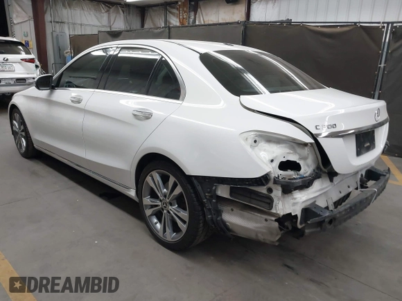 2017 Mercedes-Benz C 300 with VIN 55SWF4JB6HU221016, listed as a IAAI auction lot 42725326 with 113,432 mi miles and . Bid and sale history available at DreamBid. Image 3.