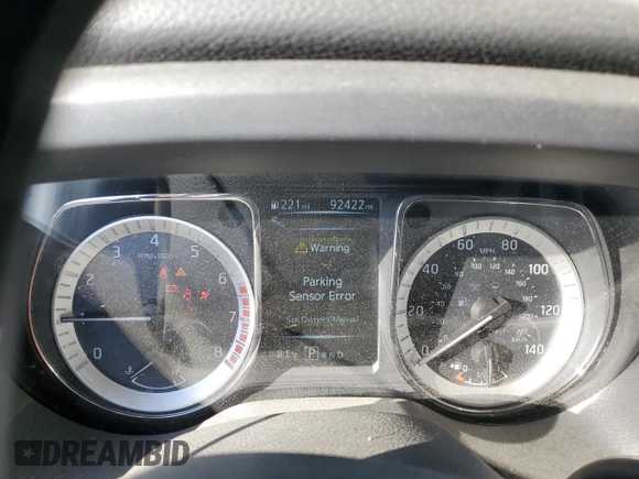 2018 Nissan Titan SV z VIN 1N6AA1E64JN527447, wystawiony jako Copart lot #52909825 z przebiegiem 92 422 mil mil oraz Szkoda całkowita • Salvage title. Historia ofert i sprzedaży dostępna na DreamBid. Obrazek 9.