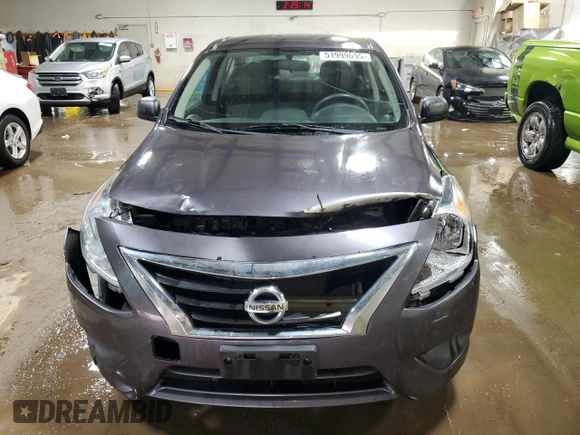 2015 Nissan Versa SV with VIN 3N1CN7AP1FL939496, listed as a Copart auction lot 51999695 with 166,522 mi miles and Salvage Title. Bid and sale history available at carsss.com. Image 5.