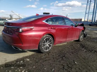 2024 Lexus ES with VIN 58ADZ1B14RU164168, listed as a Copart auction lot 42786265 with 8,627 mi miles and Salvage Title. Bid and sale history available at carsss.com. Image 3.