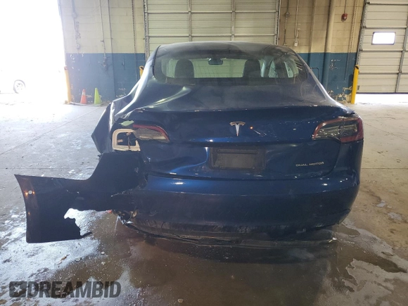 2019 Tesla Model 3 Long Range with VIN 5YJ3E1EB5KF452772, listed as a Copart auction lot 49033245 with 61,753 mi miles and Clean Title. Bid and sale history available at DreamBid. Image 6.