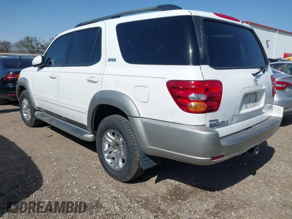 2003 Toyota Sequoia SR5 with VIN 5TDZT34A83S197195, listed as a IAAI auction lot 41711445 with 177,102 mi miles. Bid and sale history available at carsss.com. Image 3.