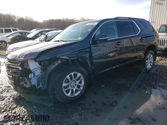 2020 Chevrolet Traverse LT Cloth with VIN 1GNERGKW8LJ284473, listed as a Copart auction lot 37231003 with 39,040 mi miles. Bid and sale history available at carsss.com. Image 1.