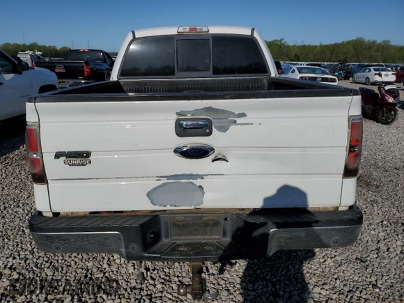 2012 Ford F-150 XL with VIN 1FTFW1ET0CKE02451, listed as a Copart auction lot 52350265 with 270,899 mi miles and Salvage Title. Bid and sale history available at carsss.com. Image 6.