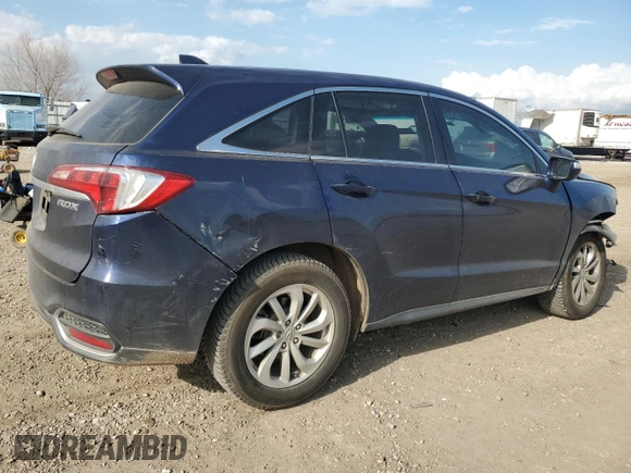2018 Acura RDX Technology with VIN 5J8TB3H59JL015381, listed as a Copart auction lot 44217845 with 107,766 mi miles and Salvage Title. Bid and sale history available at DreamBid. Image 3.